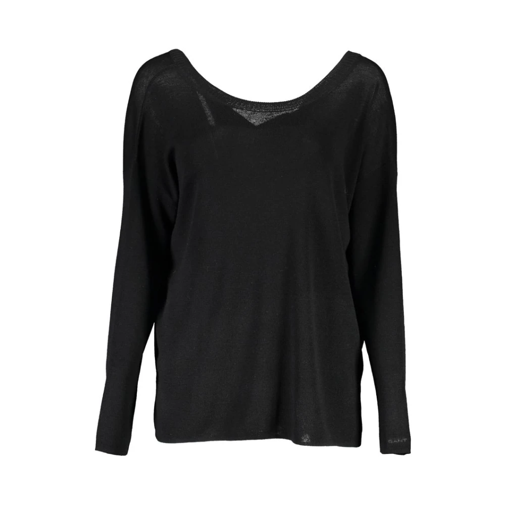 Gant Womens Black Wool Sweater - Size Small - Image 3