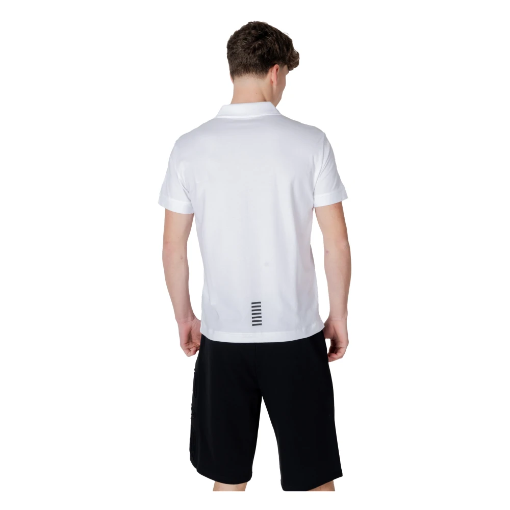 Emporio Armani EA7 Korte Mouw Polo Lente Zomer Collectie White Heren
