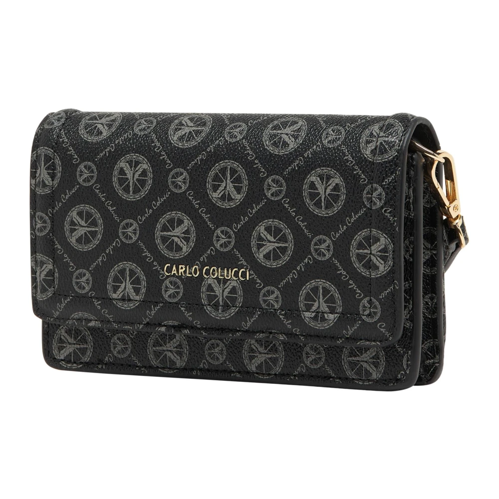 Carlo Colucci Women's Black Wallets Cardholders