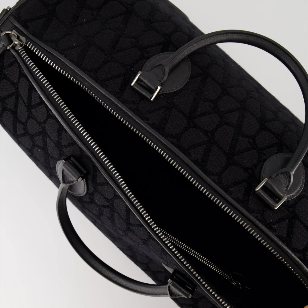 Valentino Garavani Iconographe Canvas Tas Black Heren