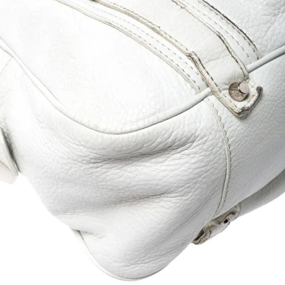 Burberry Vintage Pre-owned Leather handbags White Dames