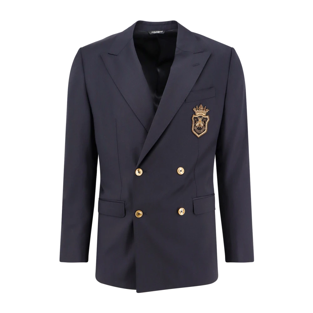 Dolce & Gabbana , Blazers, Male, Blue, M, Clothing....