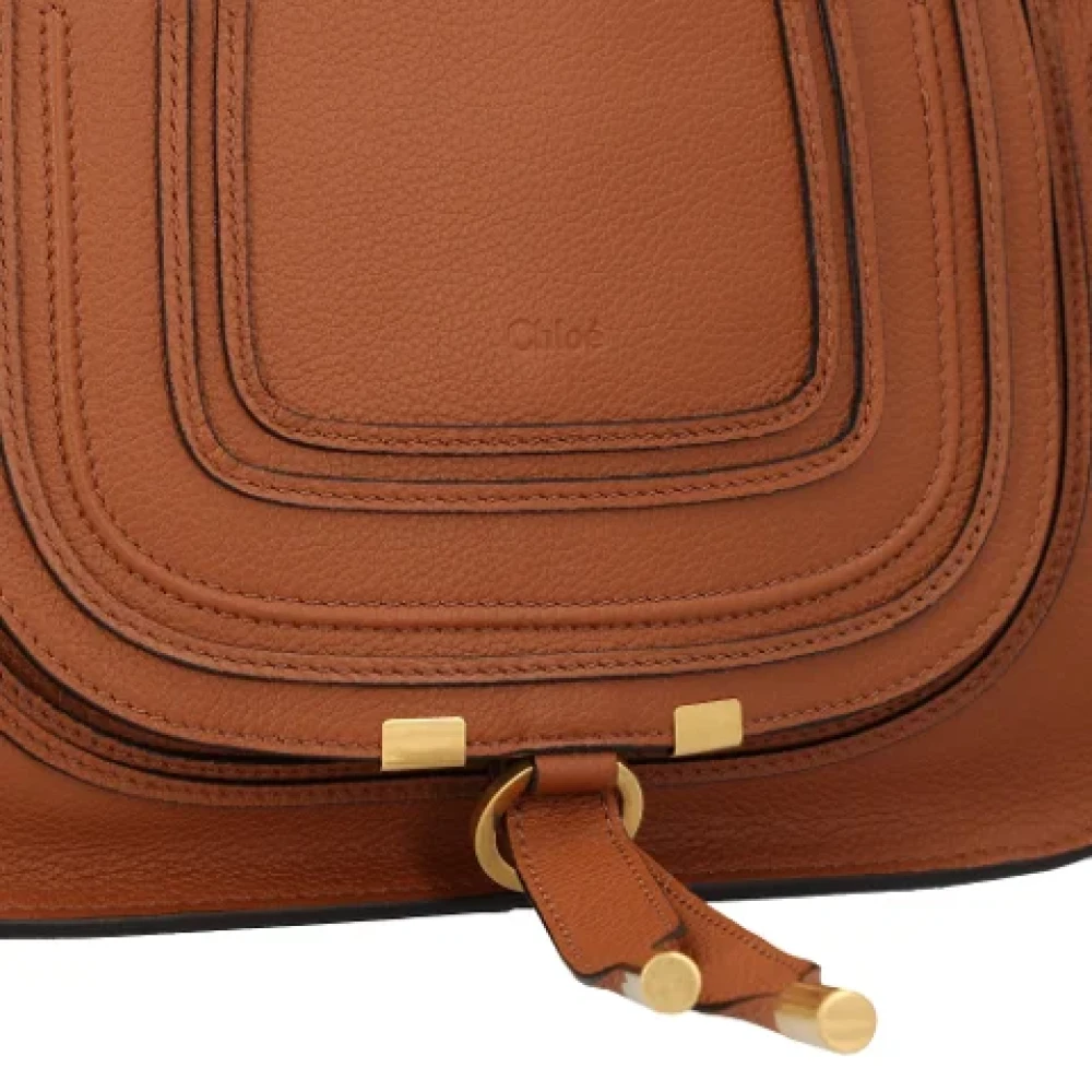 Chloé Leather handbags Brown Dames
