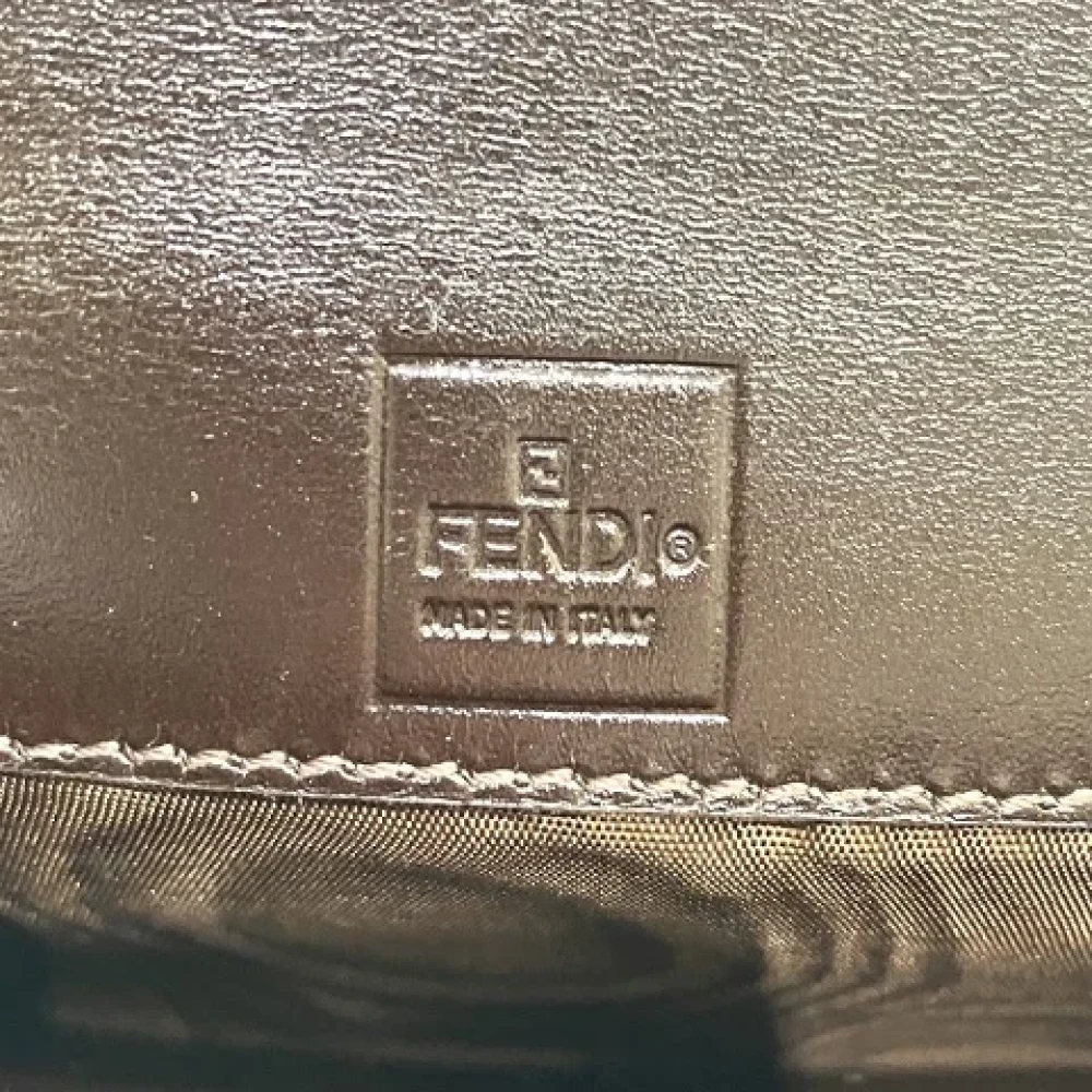 Fendi Vintage Pre-owned Canvas wallets Brown Dames
