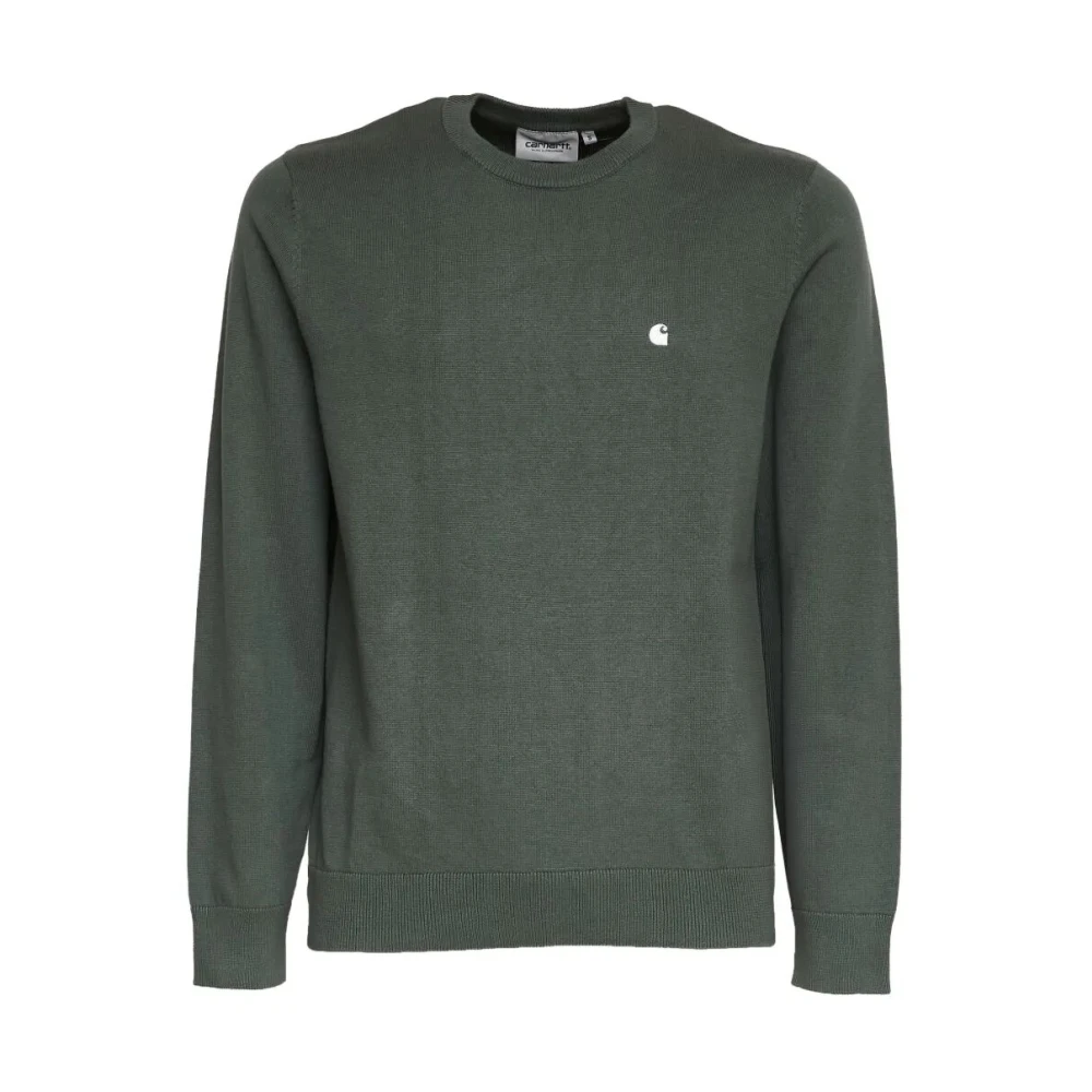 Carhartt Wip Men's Green Madison Jumper - Round-Neck Knitwear - M - Knitwear