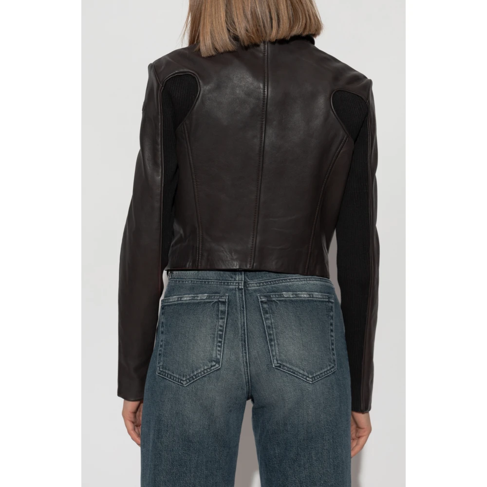 Diesel Leren jas L-Totem-P1 Black Dames