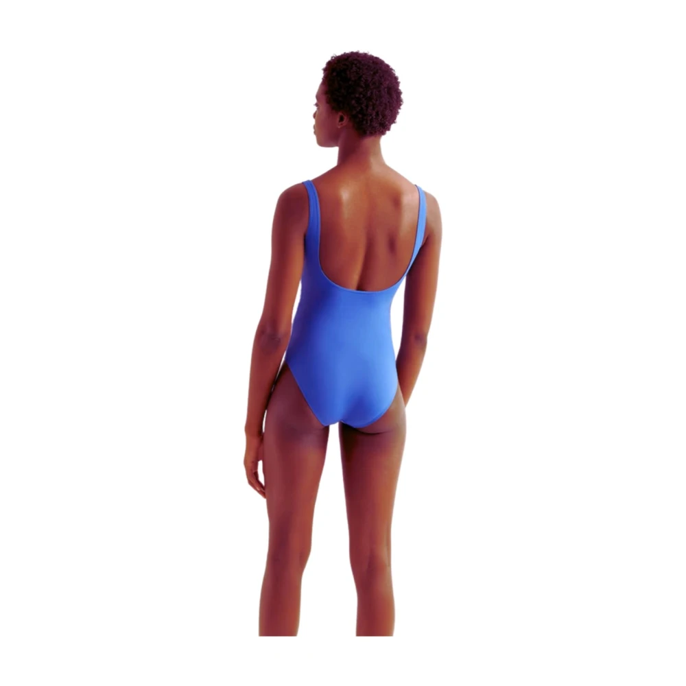 Eres Grafische Taille Sculpterende Badpak Blue Dames