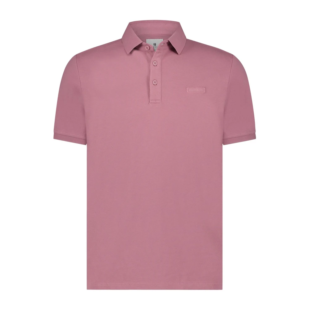 State of Art Roze Polo Shirt met korte mouwen Pink Heren