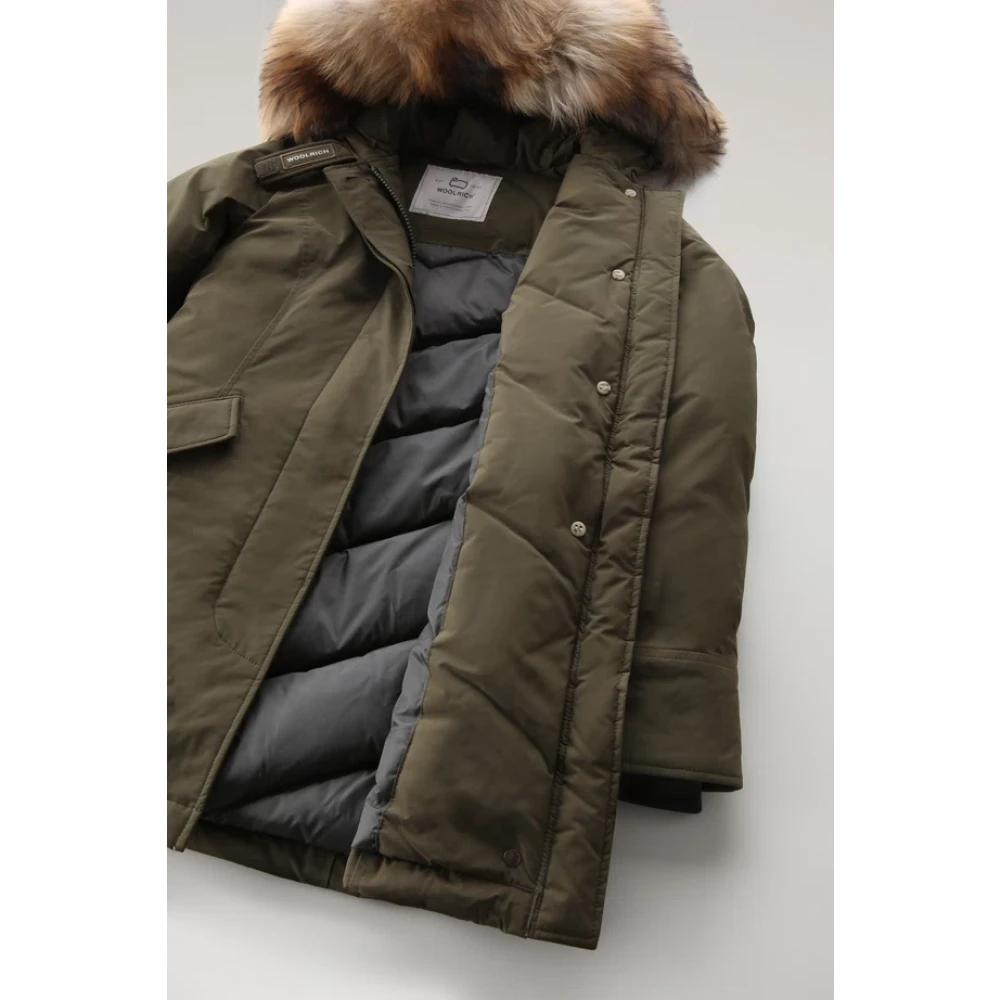 Woolrich Luxe Arctic Parka Donkergroen Green Dames
