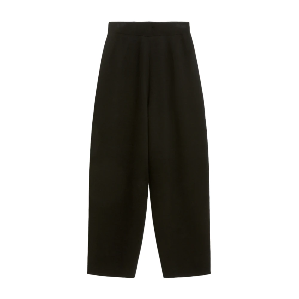 Max Mara Studio Zwarte Broek Dula Black Dames