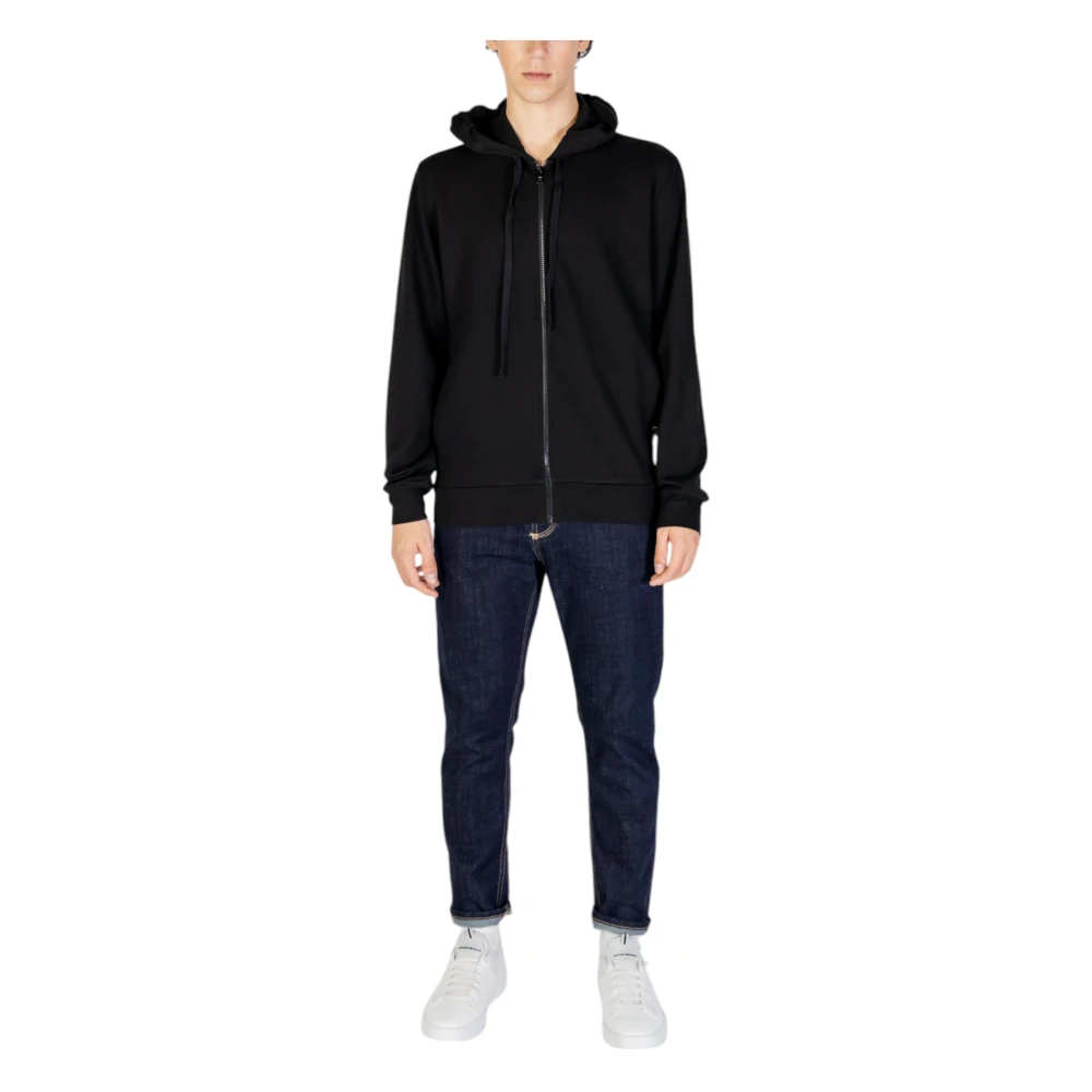 Emporio Armani Heren Sweater Herfst Winter Collectie Black Heren