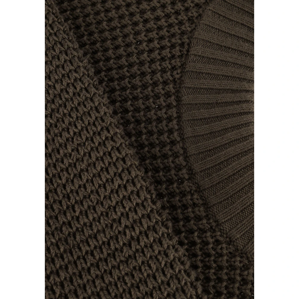 Calvin Klein Chunky Texture Sweater voor heren Brown Heren