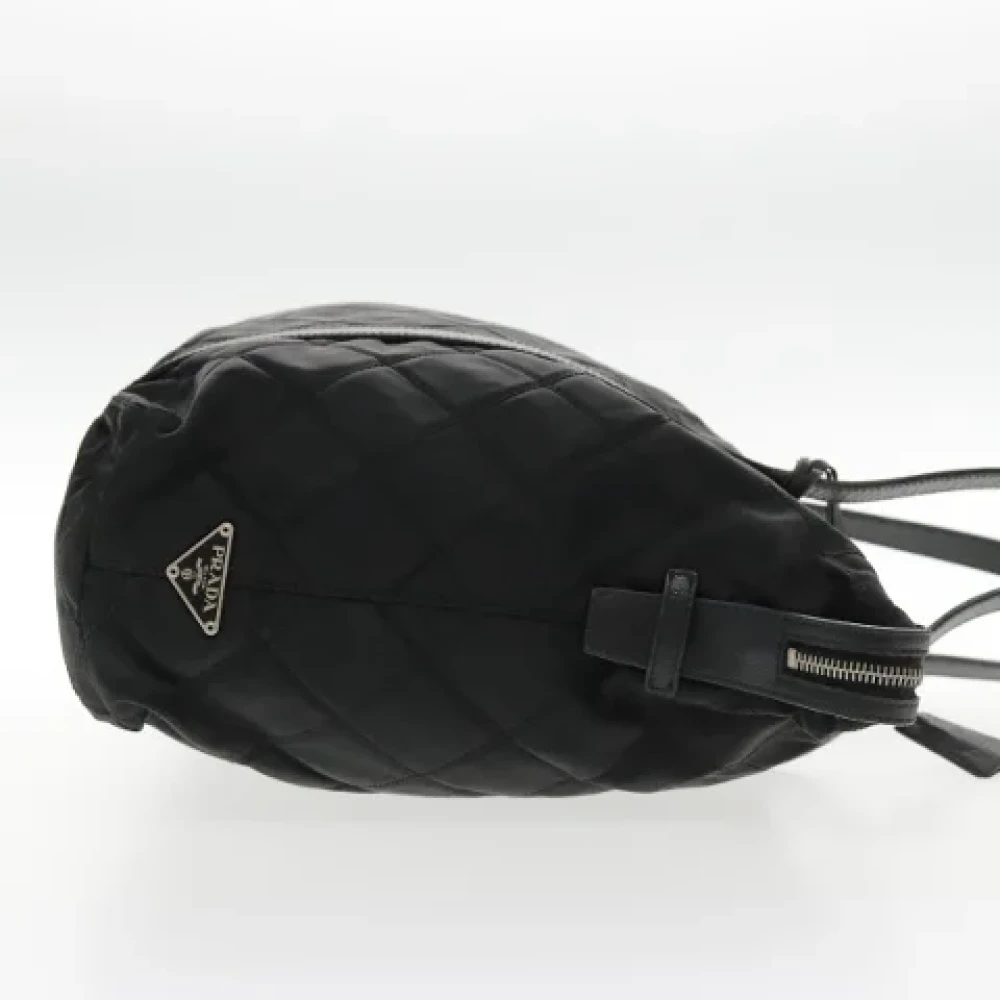 Prada Vintage Pre-owned Nylon prada-bags Black Dames
