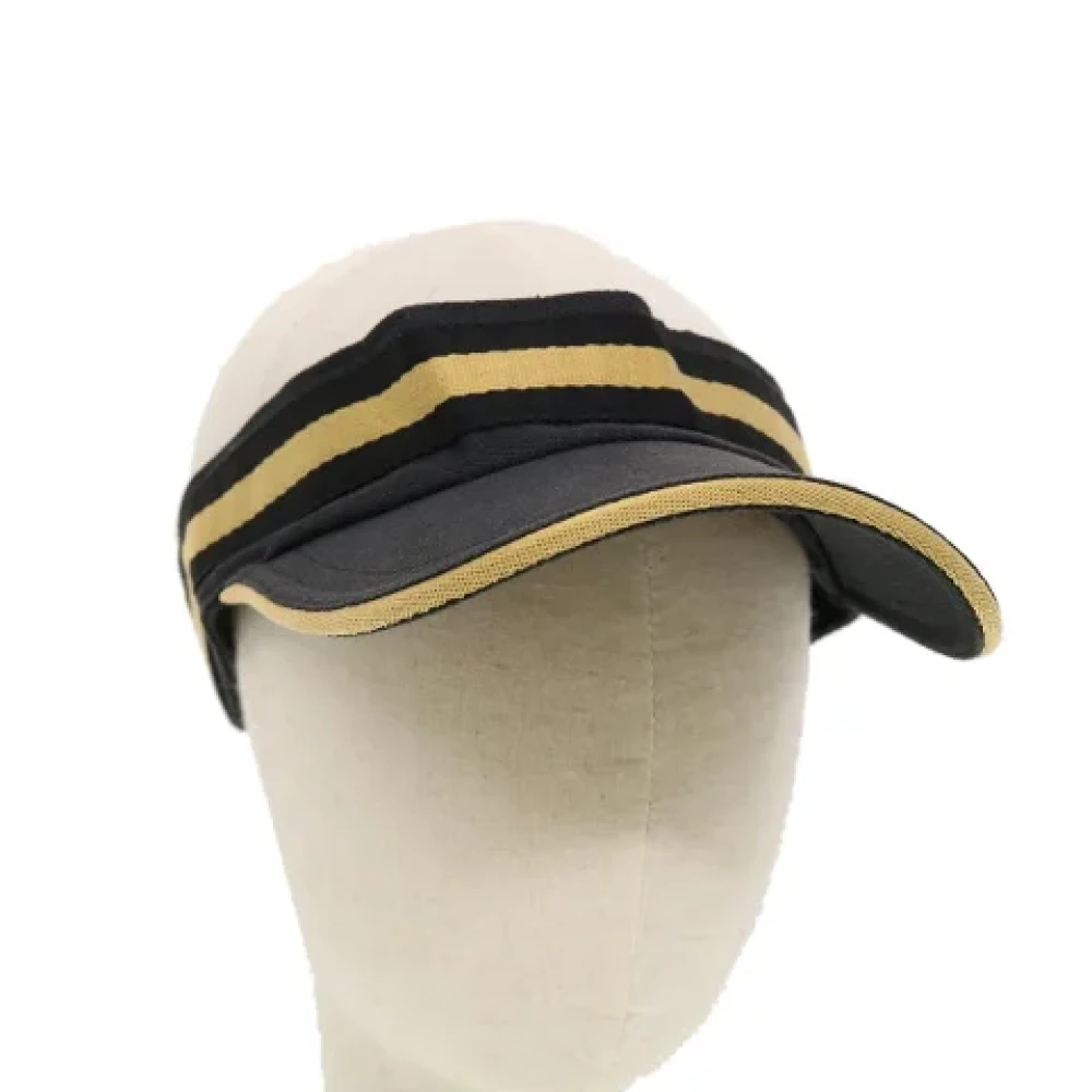 Gucci Vintage Pre-owned Fabric hats Black Dames