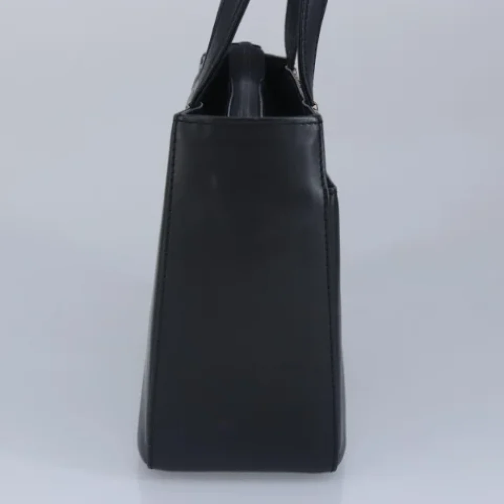 Burberry Vintage Pre-owned Leather handbags Black Dames
