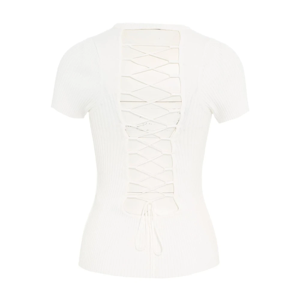 Liu Jo Witte T-shirts Polos voor Dames White Dames