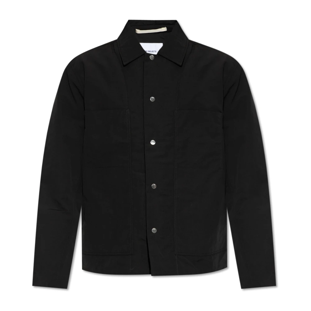 Norse Projects Pelle jas Black Heren