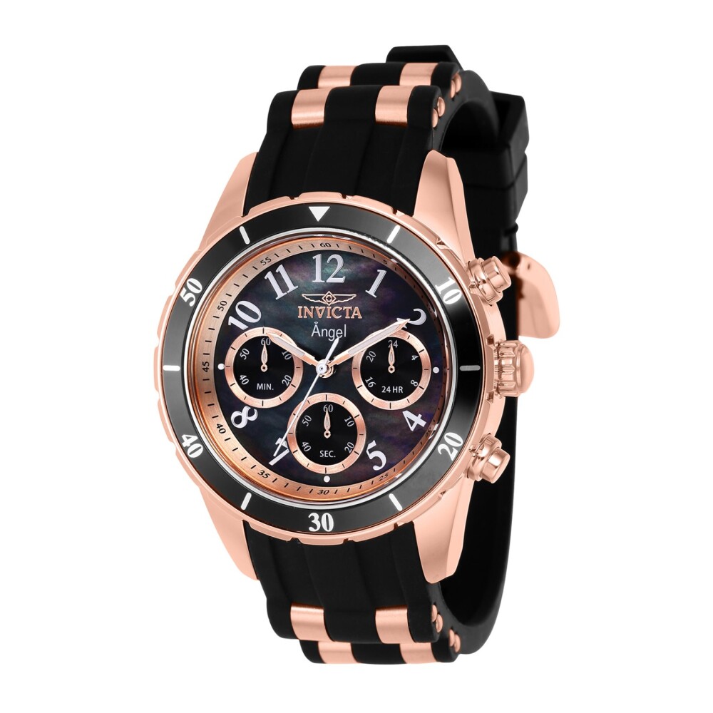 Reloj de Cuarzo para Mujer Angel Esfera Negra Invicta Watches