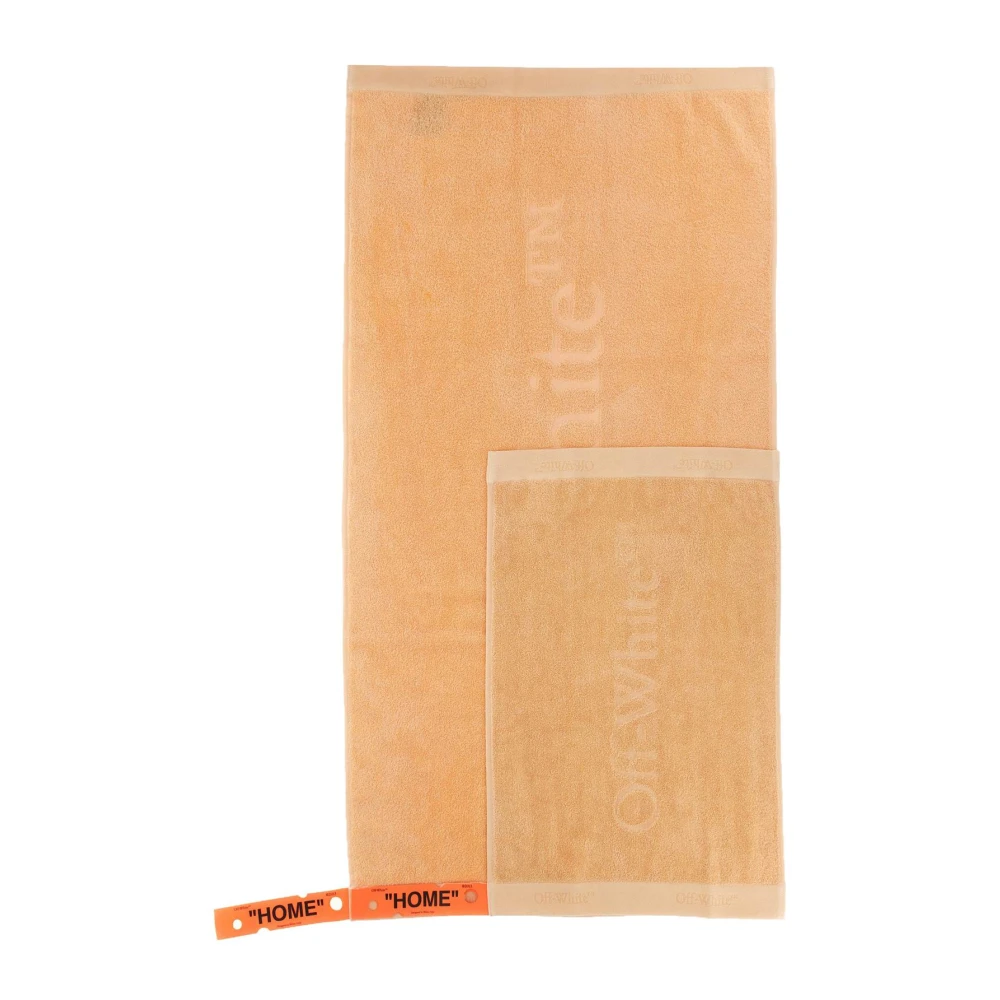 Off White Handdoekenset met logo Pink Dames