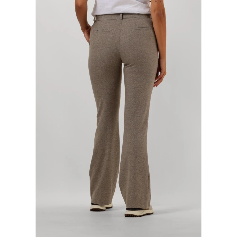 Fiveunits Bruine Wijde Broek Clara Brown Dames