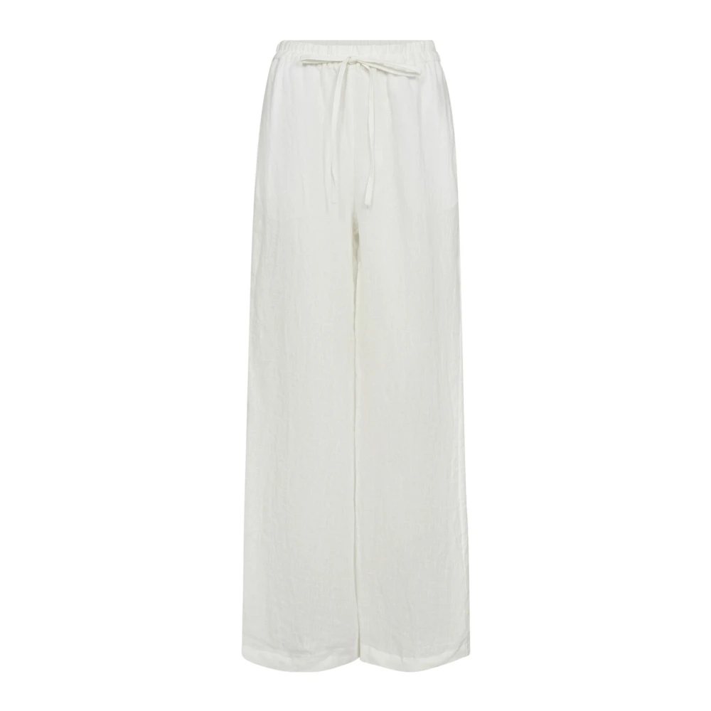 Co'Couture Loisecc Linen Pant Wit White Dames