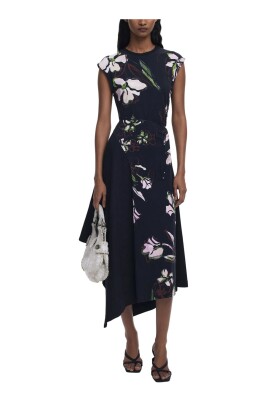 floral-asymmetrical-midi-dress