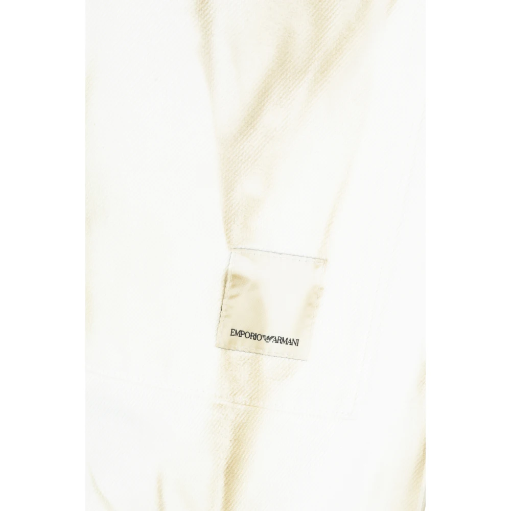 Emporio Armani Cropped Trousers Beige Heren