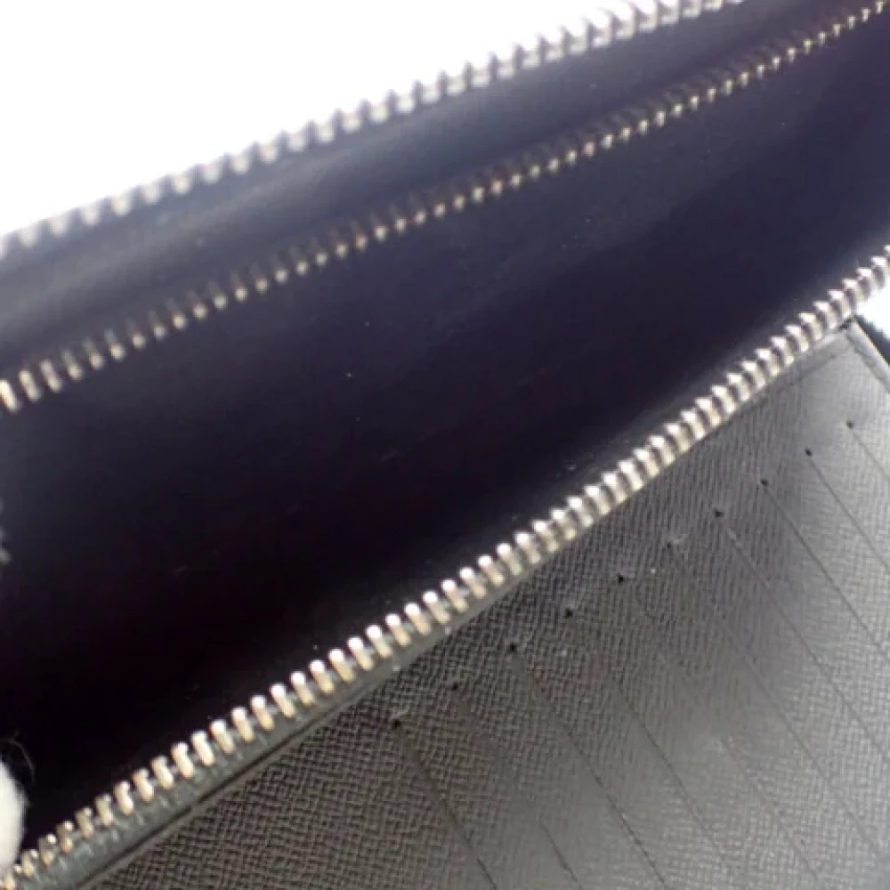 Louis Vuitton Vintage Pre-owned Fabric wallets Black Heren