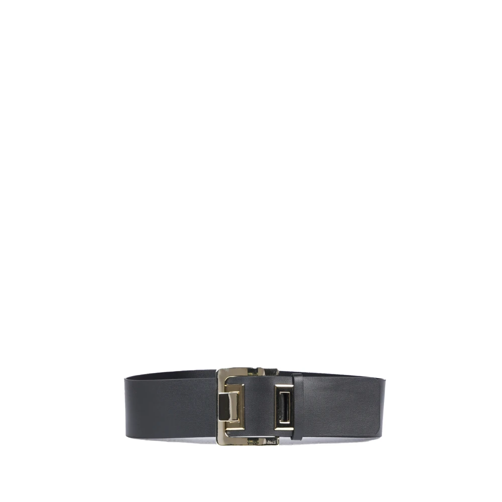 Simona Corsellini Zwarte Riemen voor vrouwen Black Dames