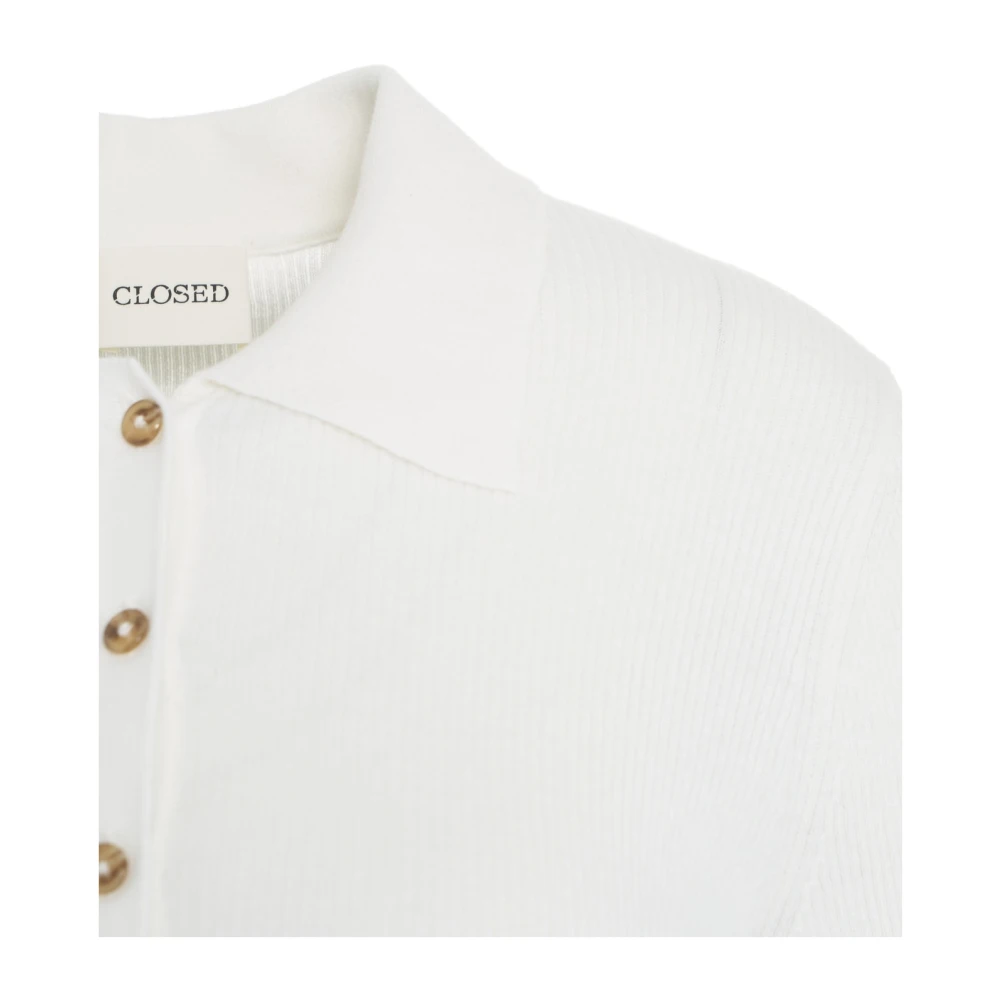 closed Kasjmiermix Polo Wit White Dames
