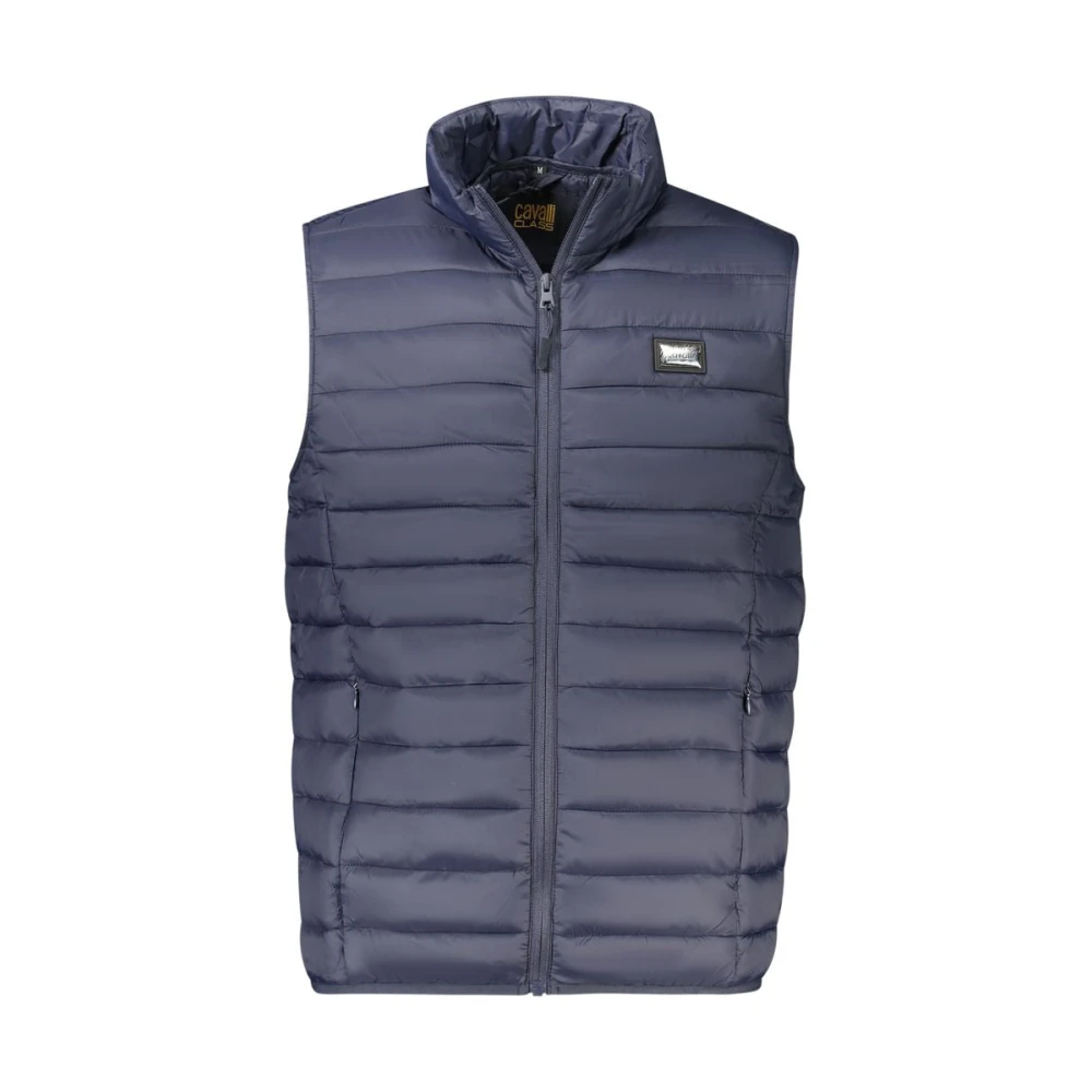 Cavalli Class Men's Blue Waistcoats, Xl, Sleeveless Jacket