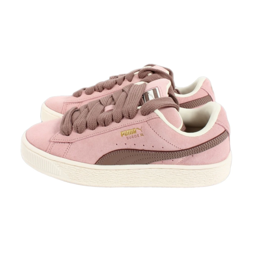 Puma Men's Pink Sneakers, 3 1/2 Uk, Suede Xl Trainers For