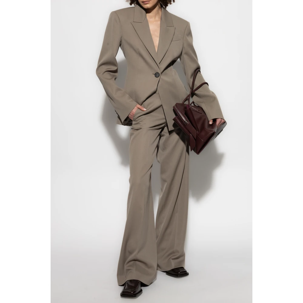 The Attico Wollen broek Gray Dames