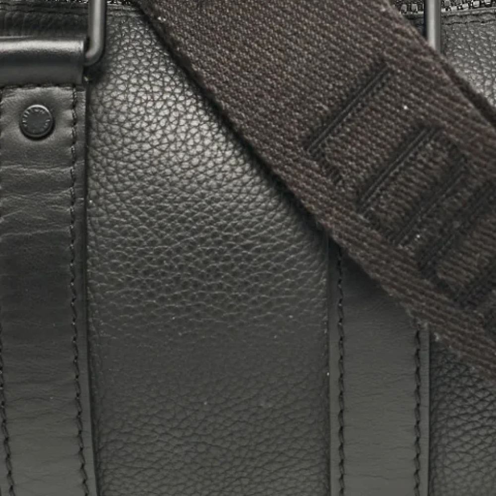 Louis Vuitton Vintage Pre-owned Leather louis-vuitton-bags Black Heren