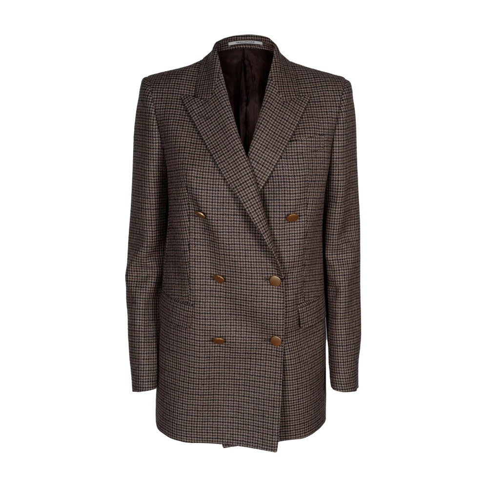 Tagliatore Bruine Wolruit Jasmine Blazer Brown Dames