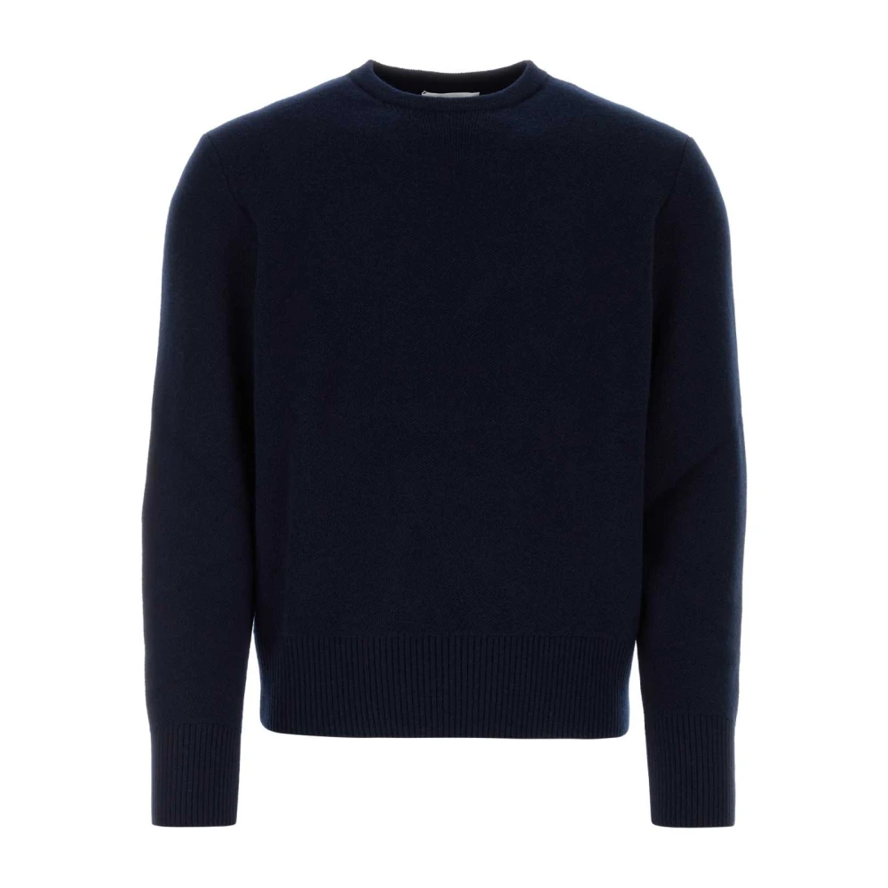 Thom Browne Midnight Blue Wollen Trui Blue Heren