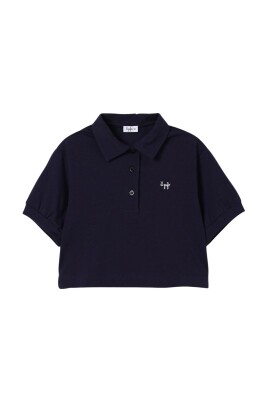 barn-klassisk-polo-troja-i-bla