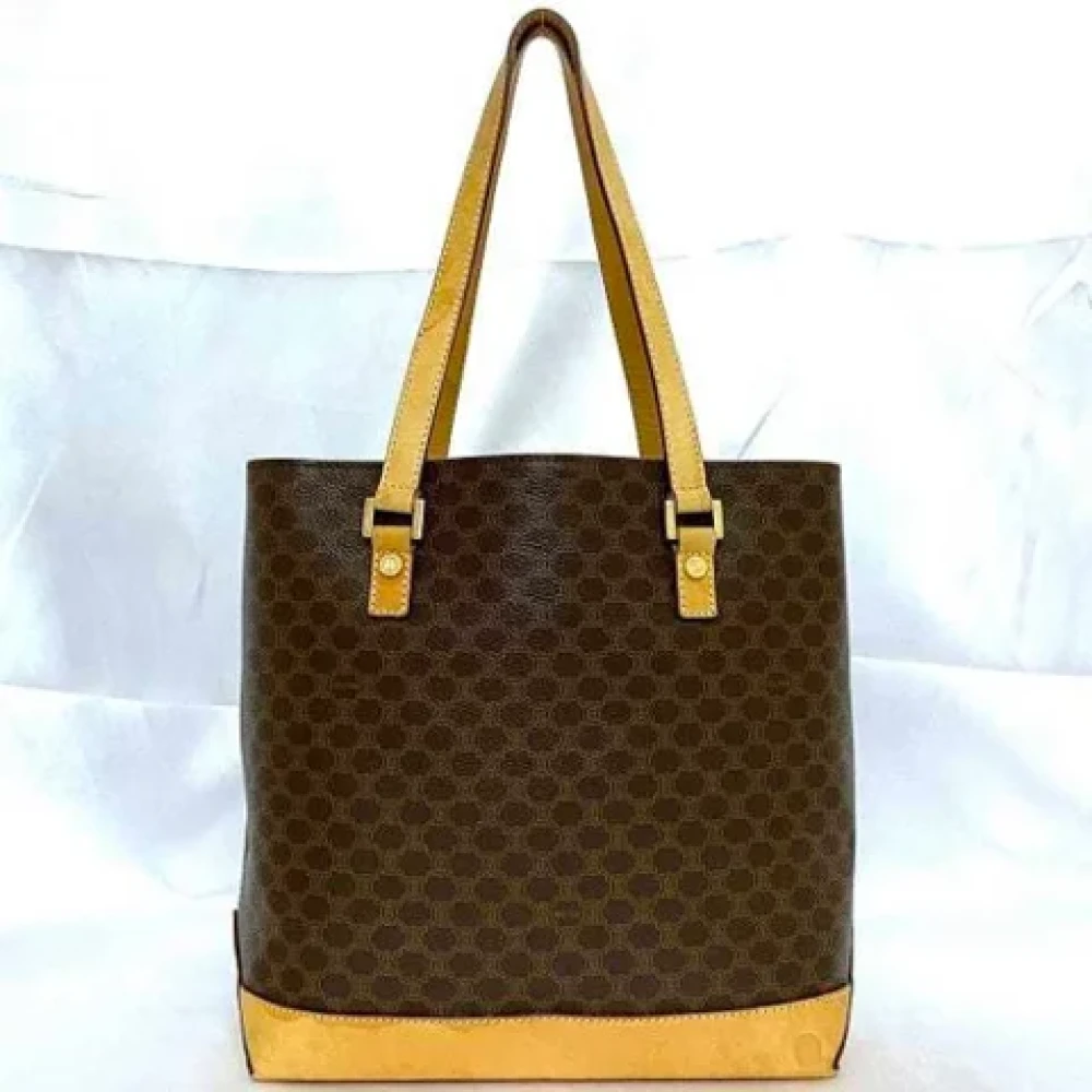Celine Vintage Pre-owned Leather celine-bags Brown Dames