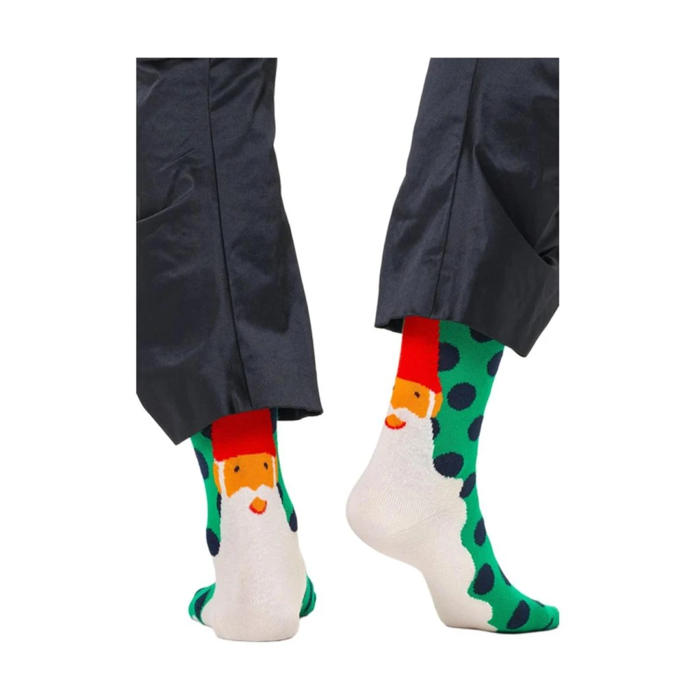 Happy Socks Polka Dot Crew Socks Groen Multicolor Heren