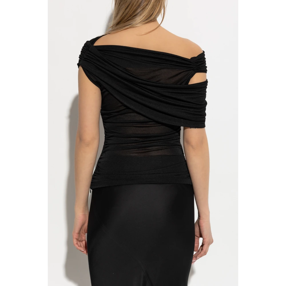 Blumarine Draped top Black Dames