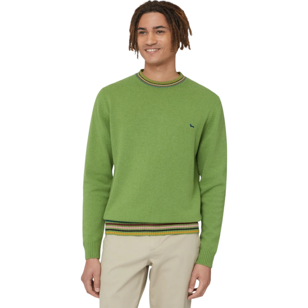 Harmont & Blaine Ronde hals trui Green Heren