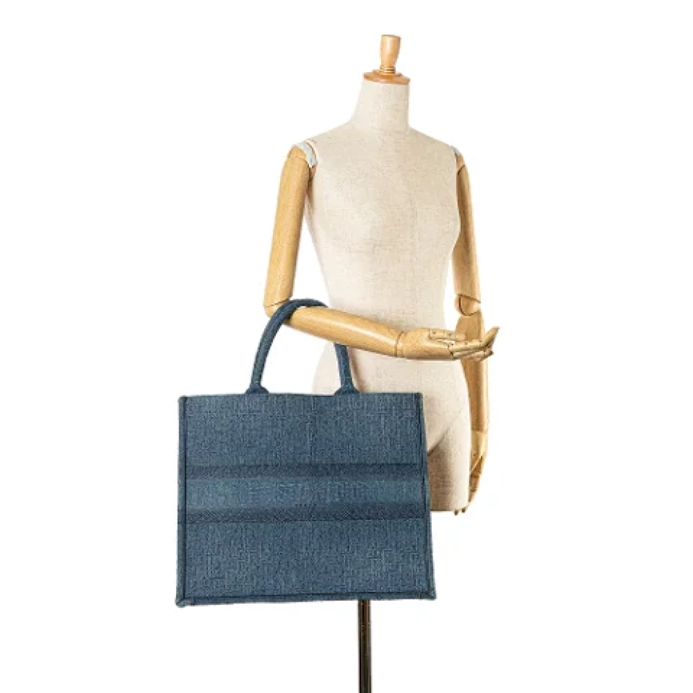 Dior Vintage Pre-owned Denim totes Blue Dames