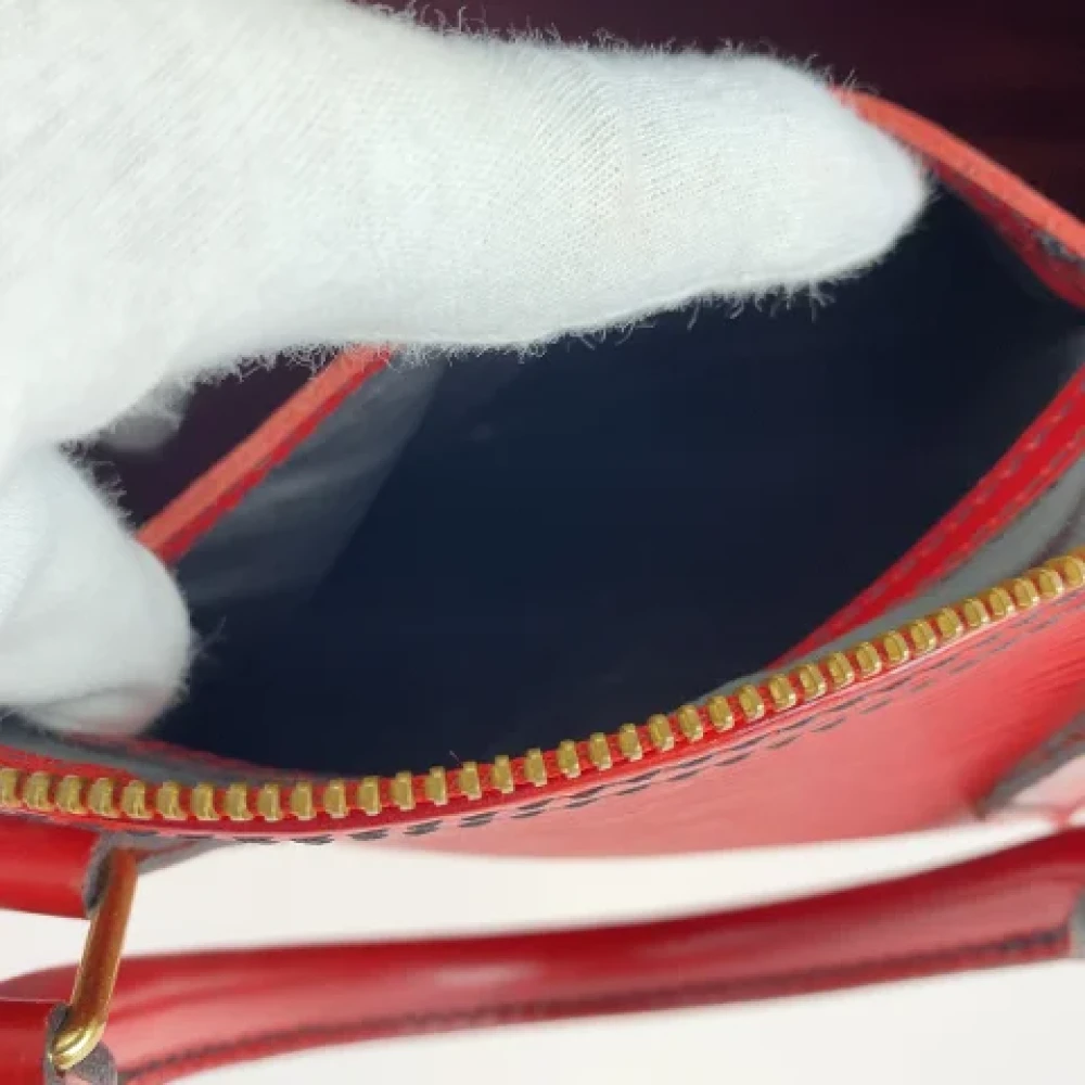 Louis Vuitton Vintage Pre-owned Leather handbags Red Dames