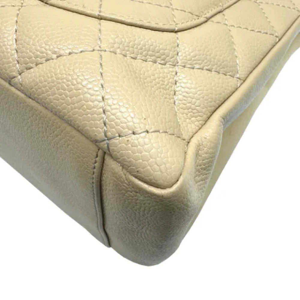 Chanel Vintage Pre-owned Fabric chanel-bags Beige Dames
