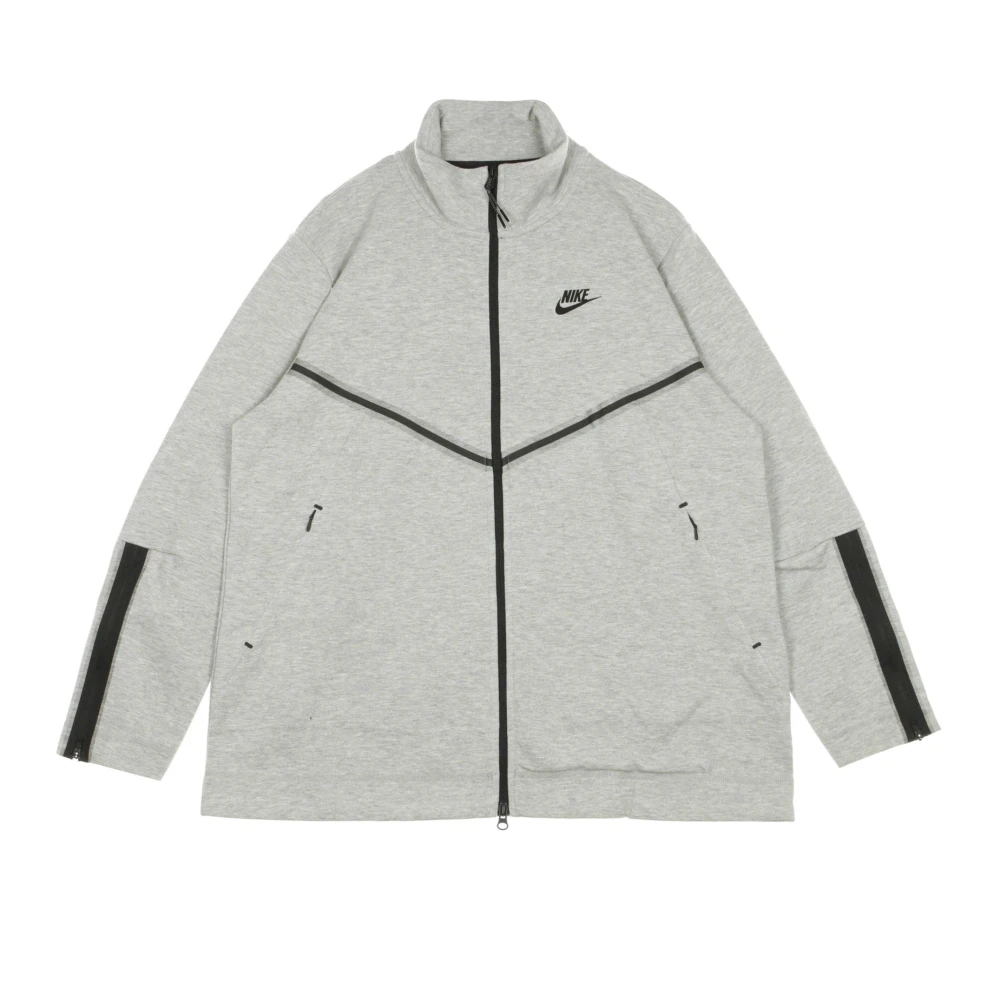 Nike Sporty Tech Fleece Turtleneck Sweatshirt Gray Dames