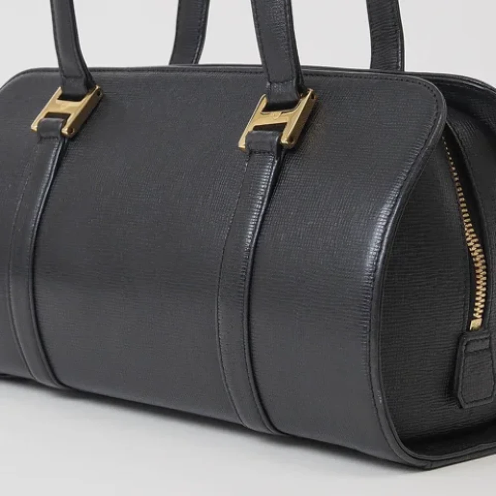 MCM Pre-owned Leather handbags Black Dames