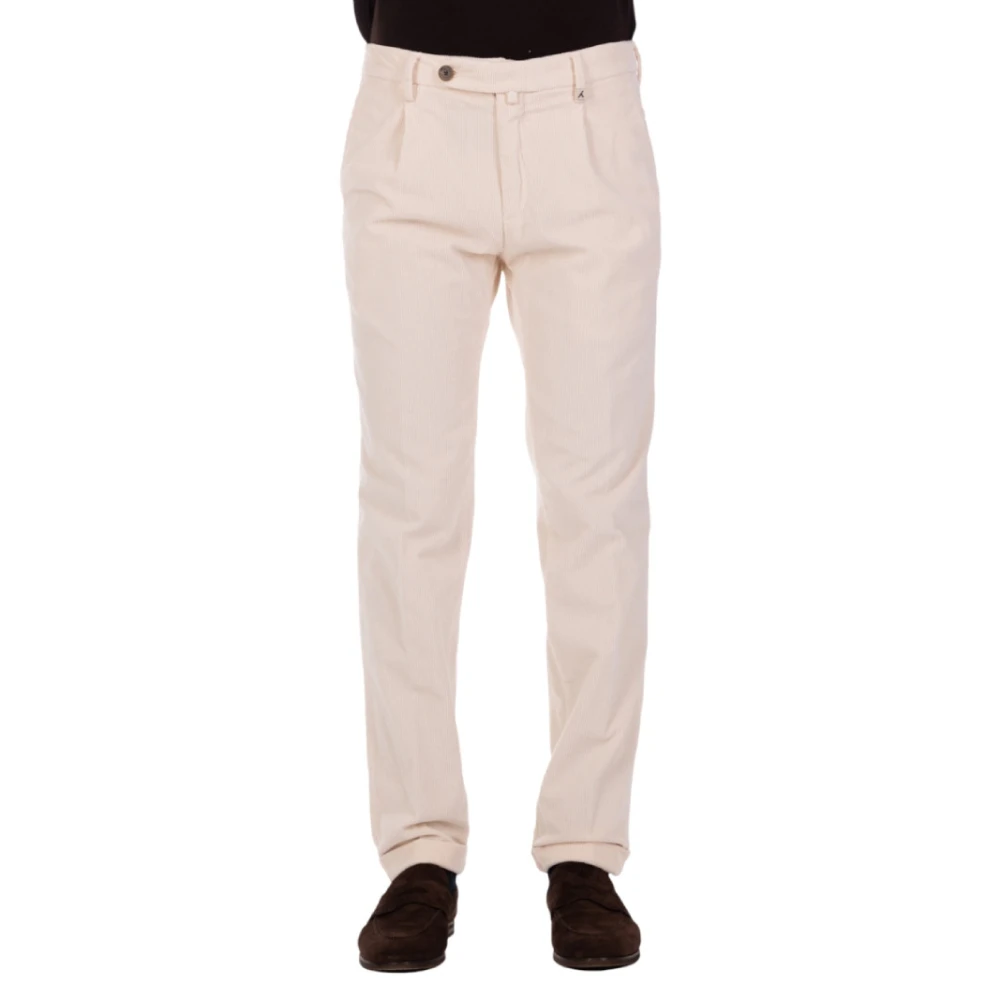 Myths Ribfluwelen broek Beige Heren