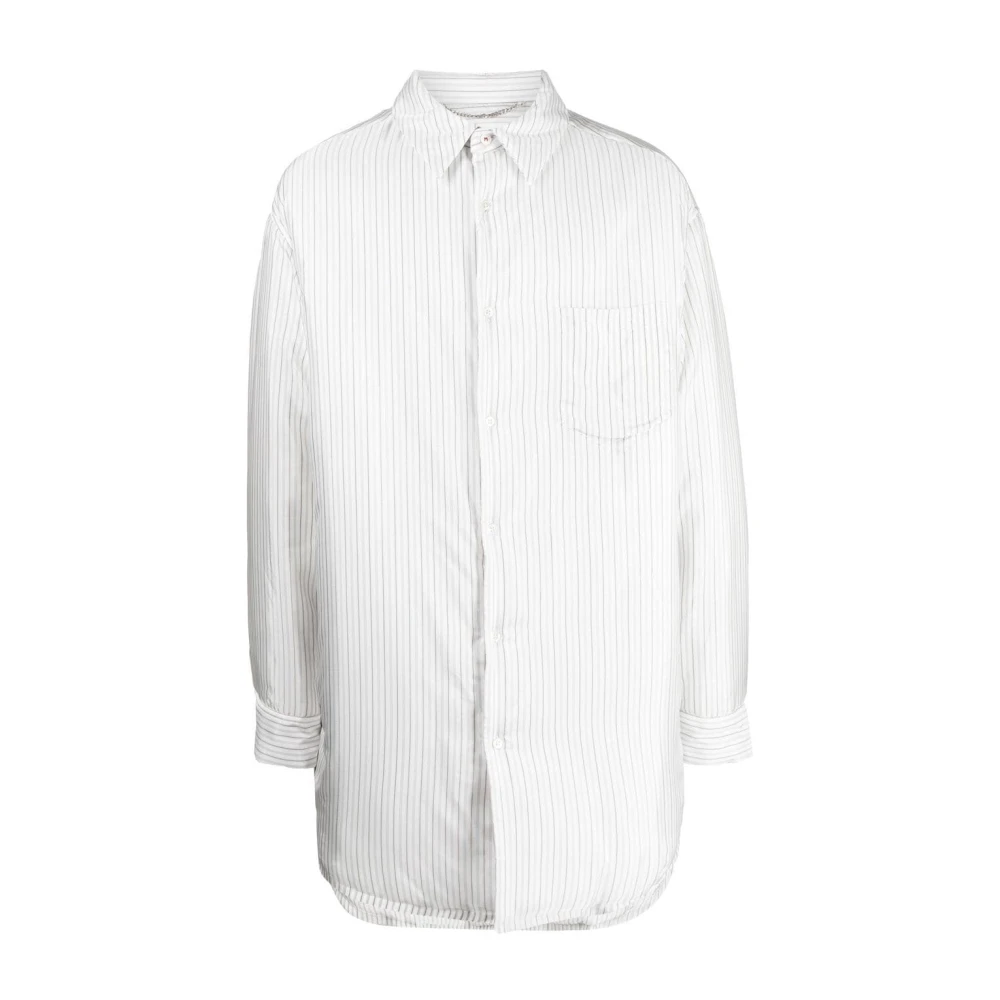 Maison Margiela Vit Långärmad Skjorta