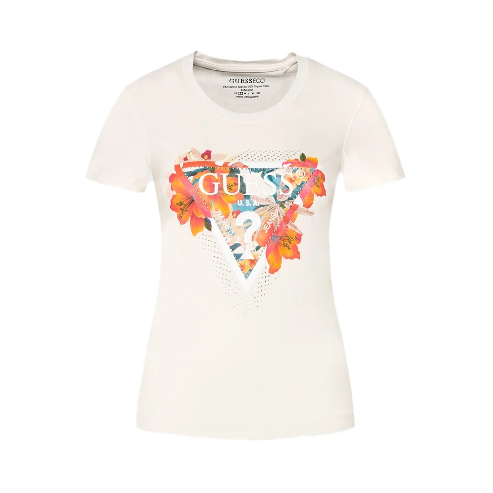 Guess - Tops > T-Shirts - White - Guess - Modalova