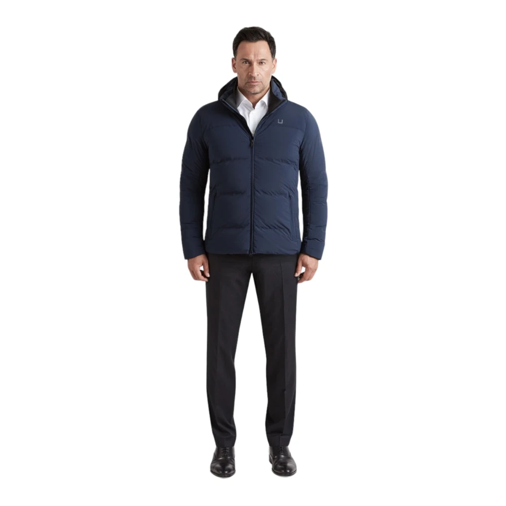 UBR Donzen Jas Navy met Primaloft Panelen Blue Heren